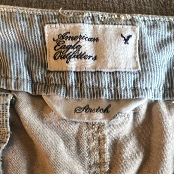 American Eagle Outfitters Size 12 Stretch Women’s Casual Tan Shorts - Picture 2 of 8